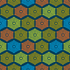 African dots pattern