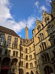 Obraz premium City Hall courtyard - Munich 