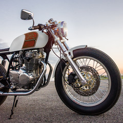Fototapeta na wymiar Vintage motorcycle
