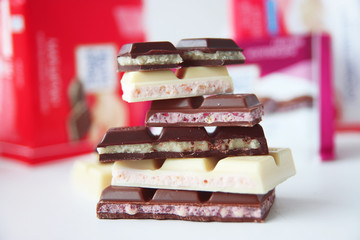  Pieces of chocolate