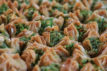 Baklava on the oriental market Carmel, Tel Aviv, Israel