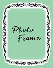 Decorative vintage frame. Vector illustration. Page decor.