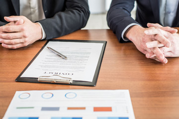 Business Person Signing Contract