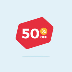 Flat design sale badge for e-commerce website and on-line shopping