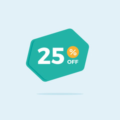 Flat design sale badge for e-commerce website and on-line shopping