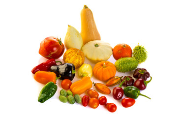 Fototapeta na wymiar composition of diferent vegetables