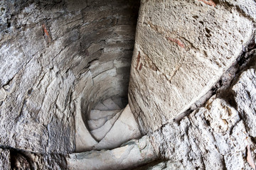 Baba Vida, a medieval fortress in Vidin, in northwestern Bulgaria. Fisheye lens used
