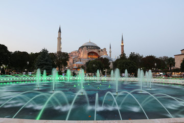 Fototapeta na wymiar Hagia Sophia Museum in Istanbul