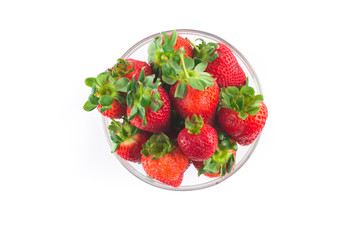 Strawberry in a bowl