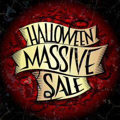 Halloween massive sale design