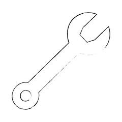 wrench key isolated icon vector illustration design
