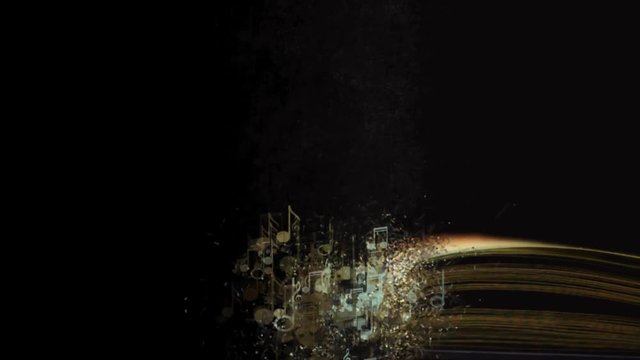 Music Book. The book consists of numerous musical symbols