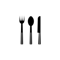 fork knife and spoon icon vector
