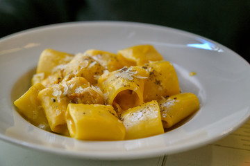 It's time to eat a Italian pasta