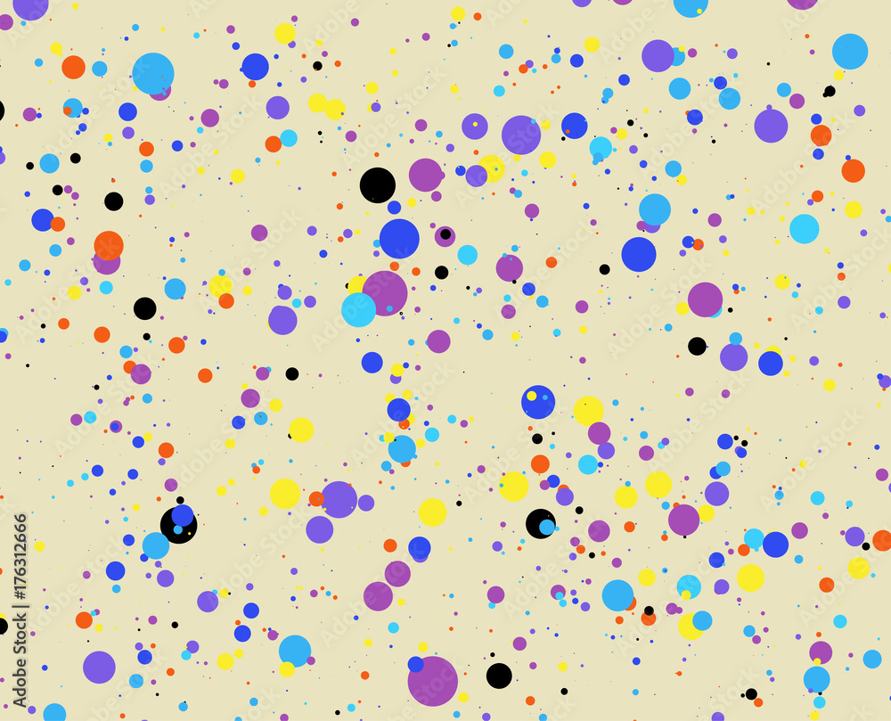 Poster abstract circles background. random size.