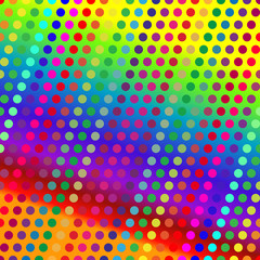 Vector Dot Texture. Color Illustration.