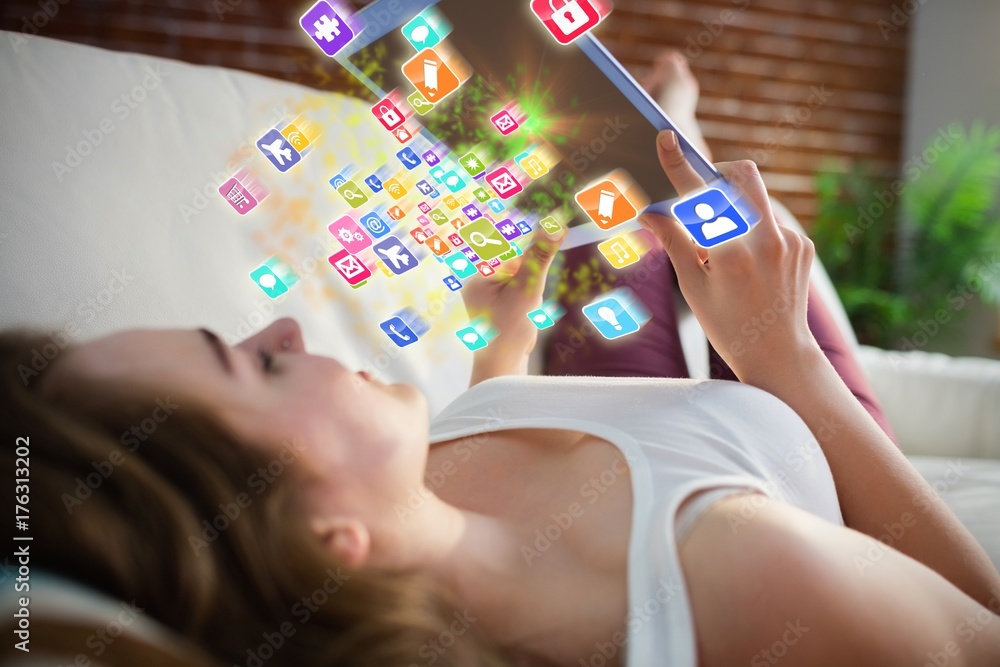 Poster composite image of colourful computer applications