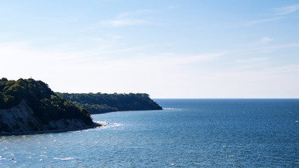 Beautiful green break by the sea