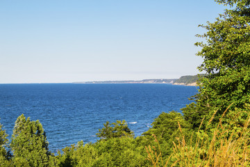 Beautiful green break by the sea