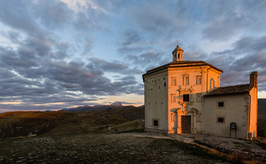 Santa Maria della Pietà (Church of Calascio in the Province of L'Aquila in Abruzzo, Italy)
