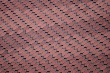 Decorative metal tile on a roof