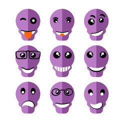 Halloween pumpkin Emoji emoticon expression
