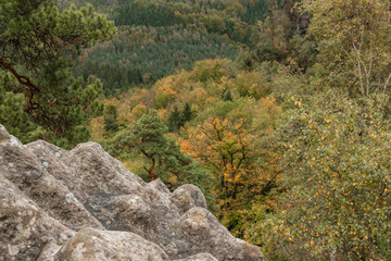 Herbst im Elbsandsteingebirge Region Bad Schandau Schrammsteine