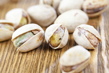 pistachios, close up