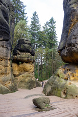 Herbst im Elbsandsteingebirge Region Bad Schandau Schrammsteine