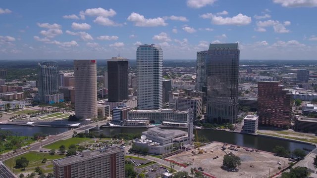 Aerial Florida Tampa July 2017 Sunny Day 4K Inspire 2