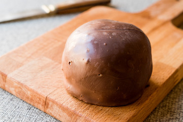 Turkish Dessert Sirozbek, Chocolate Covered Marzipan. (Almond Paste)
