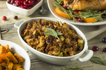 Homemade Organic Thanksgiving Stuffing