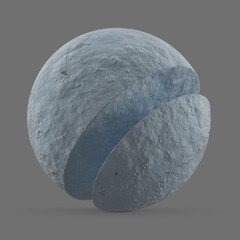 Marks in powdery snow