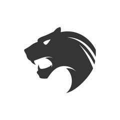 black tiger head logo