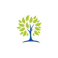 abstract tree logo