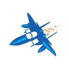 jet plane logo design
