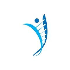 people ladder logo design