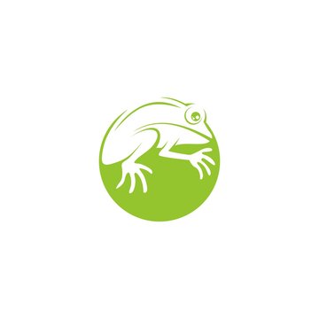 circle frog logo