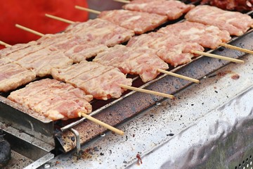 pork roast on street food