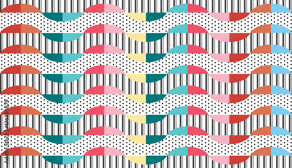 Poster abstract geometric pattern background