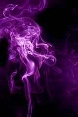 Toxic purple smoke.