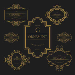 Set of Luxury Frames