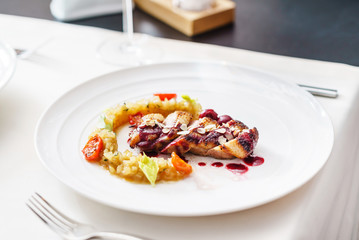 roasted duck fillet