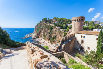 Tossa de Mar, Costa Brava, Catalogne, Espagne