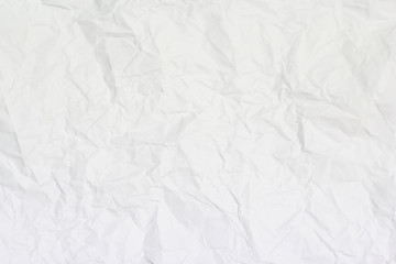 Obraz premium White paper wrinkled texture or background for your design