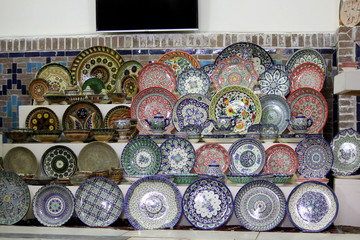 Ceramic Dish from Khiva, Uzbekistan