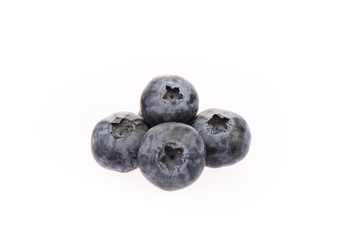 Four blueberries