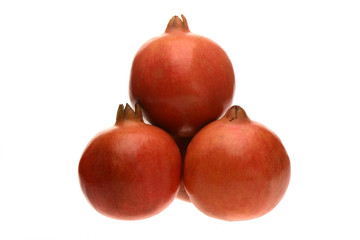 Three Indian pomegranates