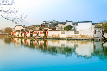 Fototapeta na wymiar Chinese town of Hongcun