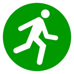 run green circle icon